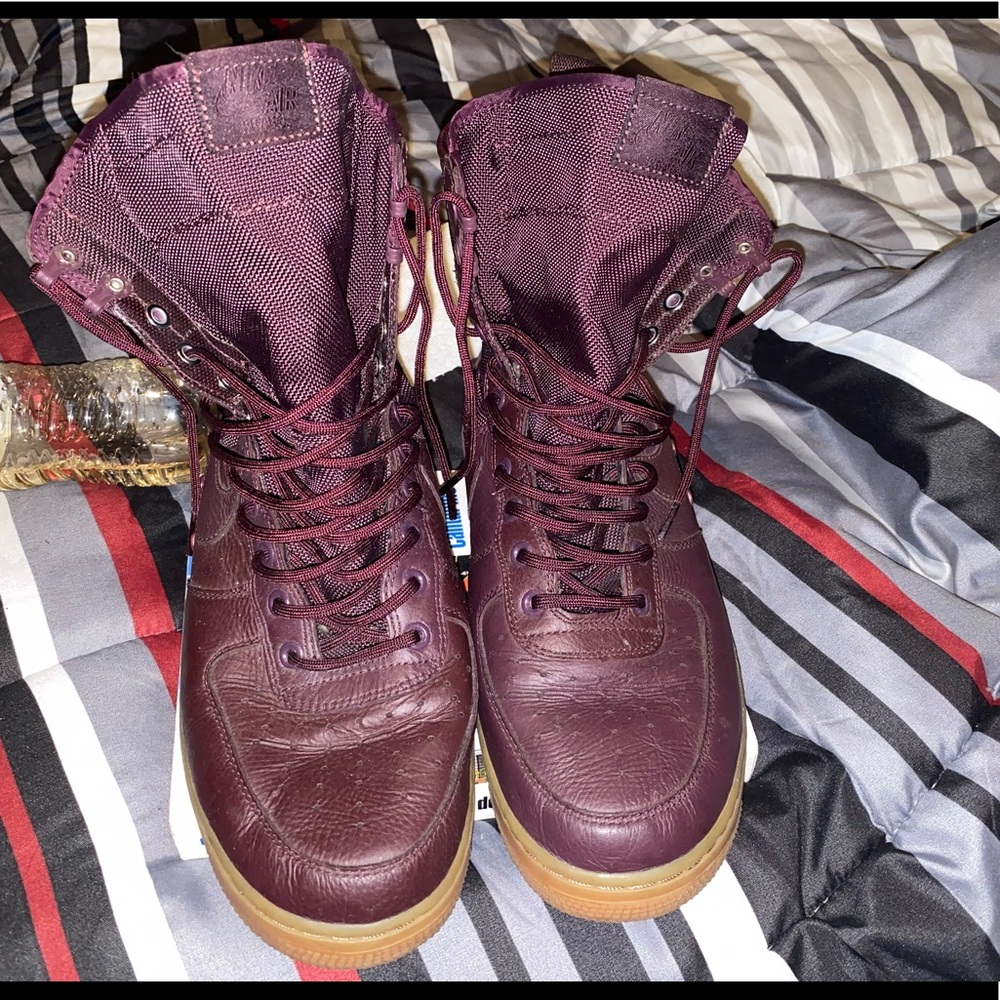 Air force 1 high deep burgundy